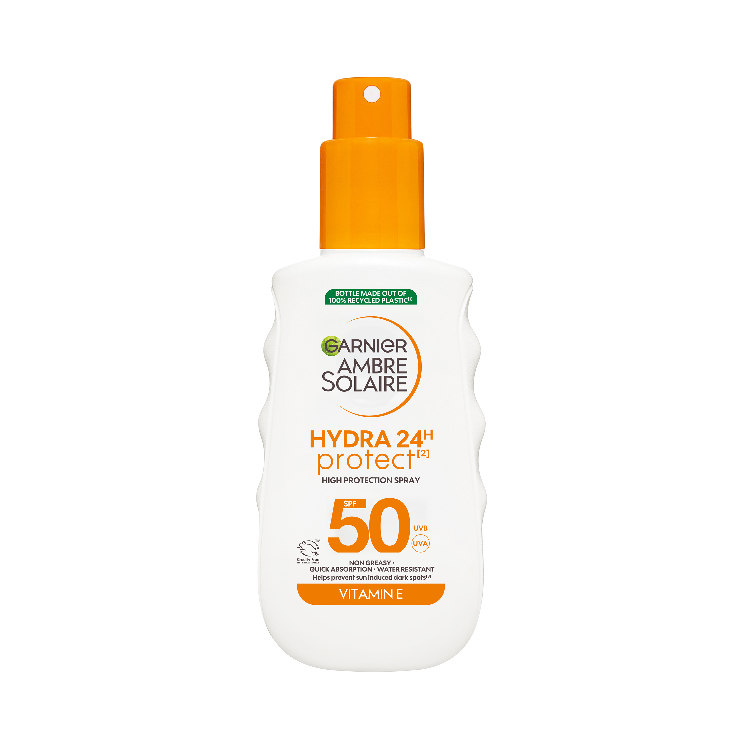 Garnier - Ambre Solaire Hydra 24H Protect Aurinkosuojasuihke SPF50 normaalille iholle - 150ml