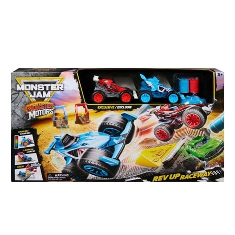 Monster Jam 1:64 Monster Motors Rev Up Playset