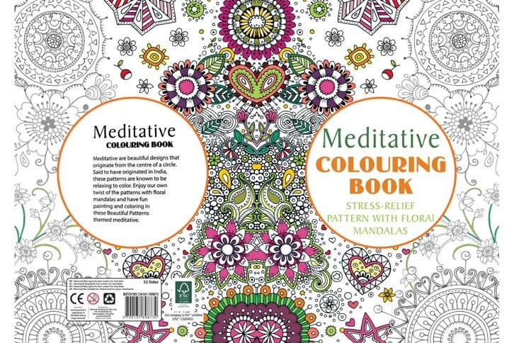 Hobby2You - Malebog A4 Meditative 32 sider (789873)