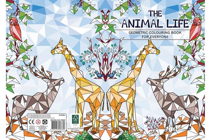 Hobby2You - Malebog A4 The Animal Life 32 sider (789878)