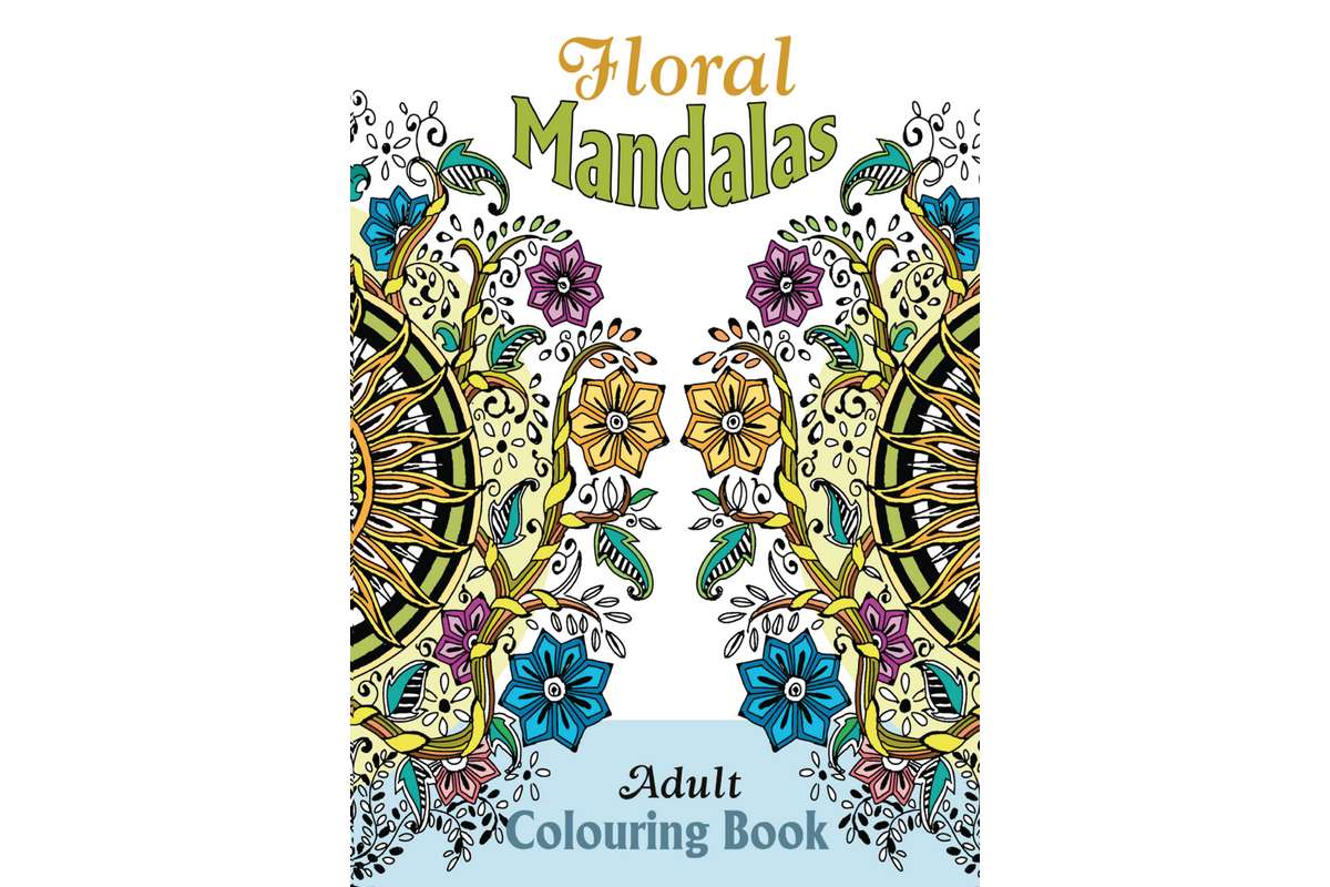 Hobby2You - Malebog A4 Floral Mandalas 32 sider