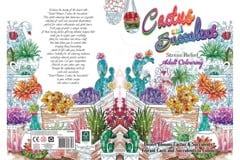 Hobby2You - Malebog A4 Cactus & Succulent 32 sider (789872)