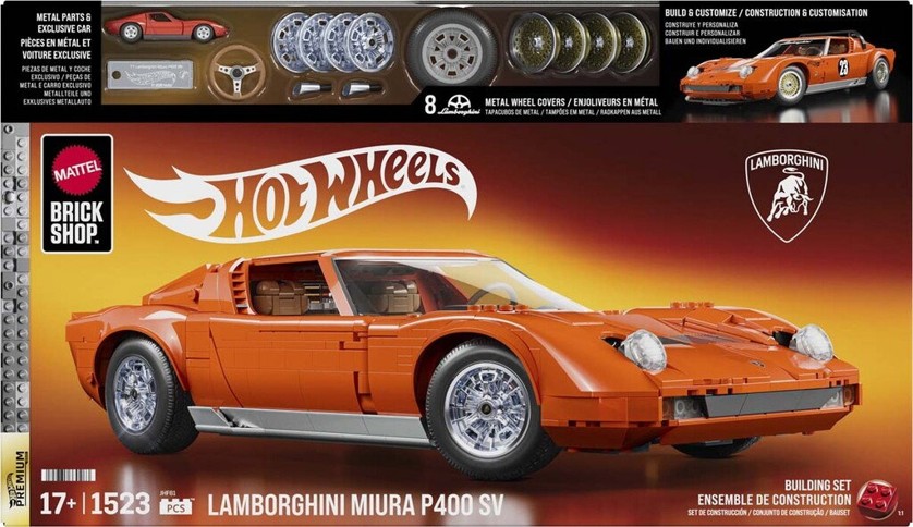 Brick Shop - Premium Series Lambo Miura P400 SV (JHF61)