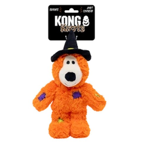 Kong - Halloween Wildknots Häxbjörn - Orange - S/M