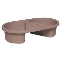 Bébé-Jou - Top and tail bowl - Mocha Mousse - Brown