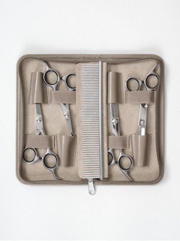 Nordog - Scissor Set Professional  5 pcs. - Beige