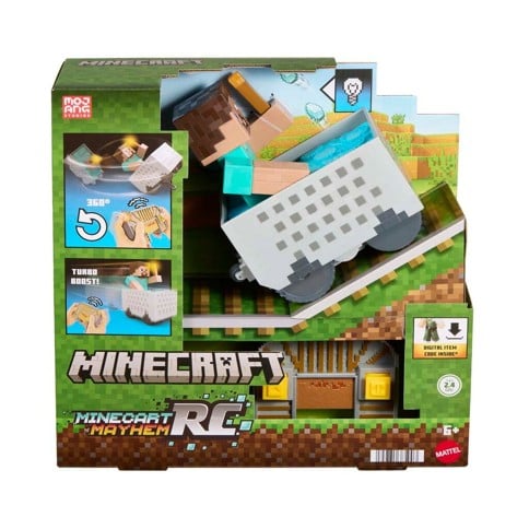 Minecraft - RC Steve with Minecart (JMT40)