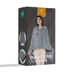 Scandinavian Collection - Wireless USB Heated Blanket & Wrap - 150×80 cm