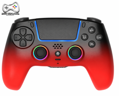 Deep Explorer - Pro RGB Wireless PS5 Controller (Eclipse Red)