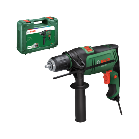 Bosch DIY - PSB 750 Schlagbohrmaschine 750W mit Selbstspannendem Bohrfutter