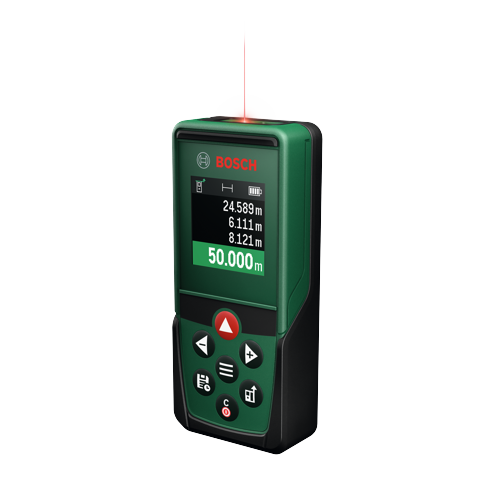 Bosch DIY - PLM 50-23 Laser-Entfernungsmesser mit Flächen- und Volumenberechnung bis 50m