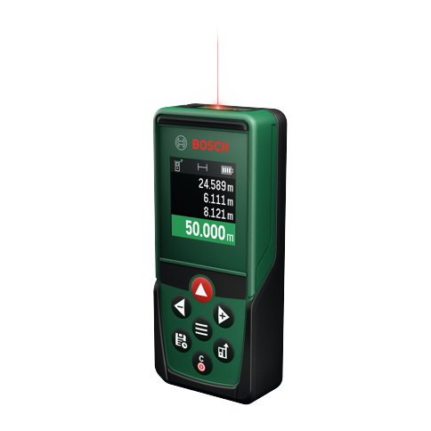 Bosch DIY - PLM 50-23 Laseravstandsmåler med Areal- og Volumberegning opptil 50m