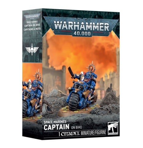Warhammer 40,000 - Captain On Bike
