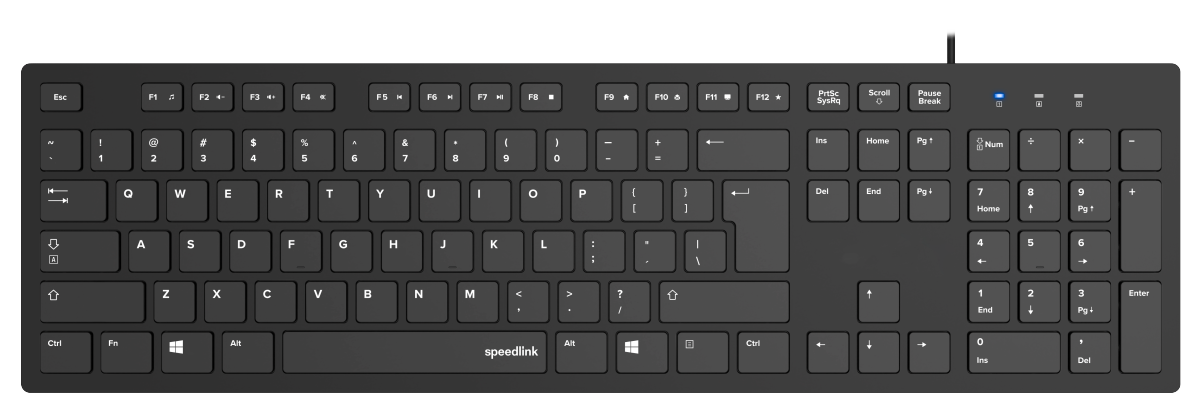 Speedlink - NIALA Keyboard, black - US Layout