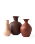 POLSPOTTEN - Roman Vasen - Cognac - 3er-Set