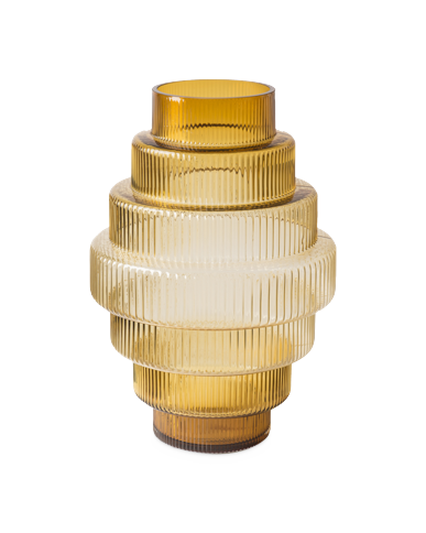 POLSPOTTEN - Steps Vase - L - Oker