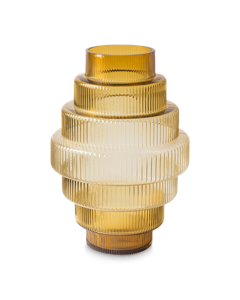 POLSPOTTEN - Steps Vase - L - Oker
