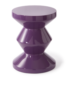 POLSPOTTEN - Zig Zag Hocker - Dunkelviolett