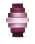 POLSPOTTEN - Steps Vase - S - Mørkelilla
