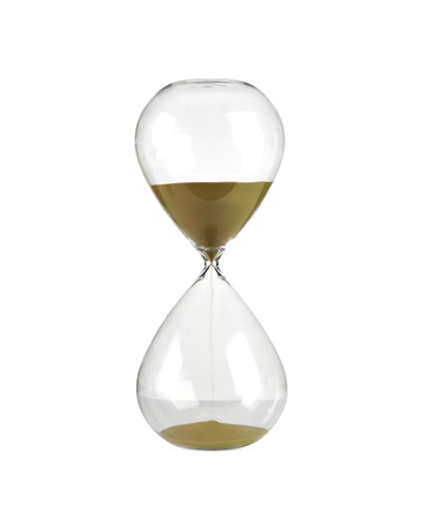 POLSPOTTEN - Sandglass Ball - Sanduhr - L - Gold