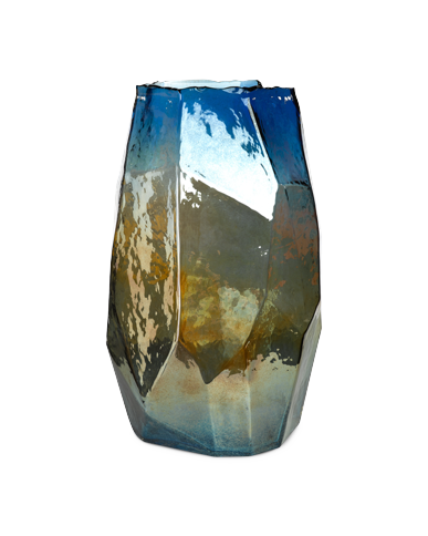 POLSPOTTEN - Graphic Luster Vase - L - Mehrfarbig