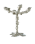 POLSPOTTEN - Drip Ljuslykta 4-Arms - Silver