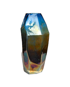 POLSPOTTEN - Graphic Luster Vase - M - Mehrfarbig
