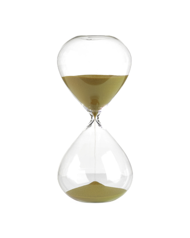 POLSPOTTEN - Sandglass Ball - Klepsydra - M - Złoty