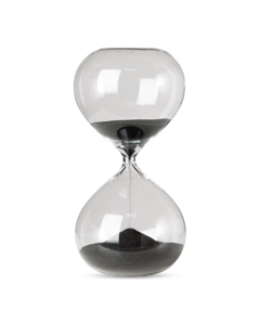 POLSPOTTEN - Sandglass Ball - Sanduhr - S - Schwarz