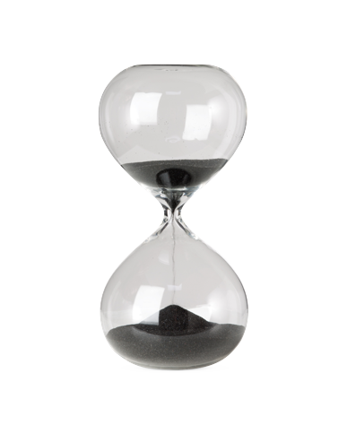 POLSPOTTEN - Sandglass Ball - Timeglass - S - Svart