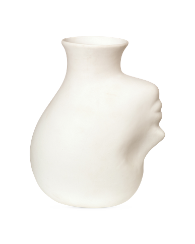 POLSPOTTEN - Upside-Down Head Vase - Weiß