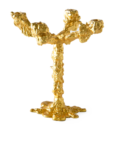 POLSPOTTEN - Drip Kerzenhalter 4-Arms - Gold