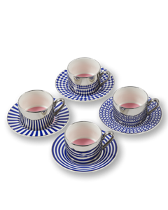 POLSPOTTEN - Aunty Kaffekoppar - Set om 4