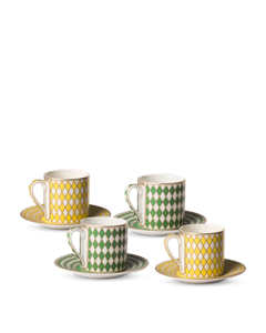 POLSPOTTEN - Chess Espressotassen - 100 ml - 4er-Set