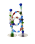 POLSPOTTEN - Beads Lysestake - Flerfarget