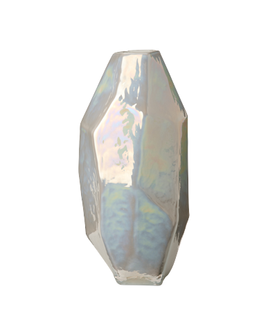 POLSPOTTEN - Graphic Luster Vase - M - Weiß