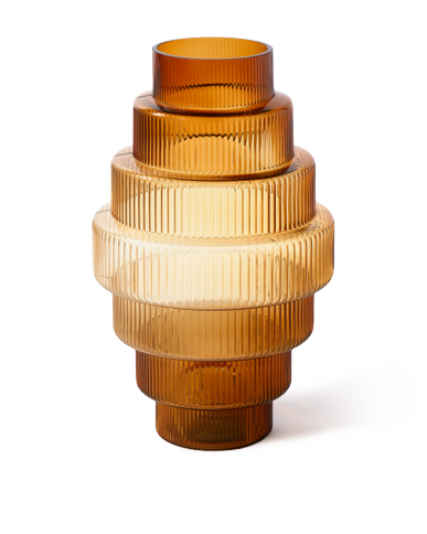 POLSPOTTEN - Steps Vase - XXL - Ocker