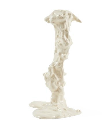 POLSPOTTEN - Drip Lysestake - L - Hvit