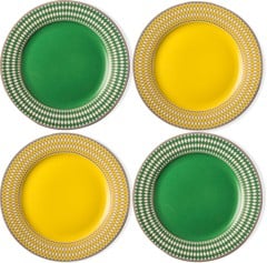 POLSPOTTEN - Chess Desserttallerkener - Ø19 cm - Sett med 4