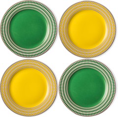 POLSPOTTEN - Chess Desserttallrikar - Ø19 cm - Set om 4