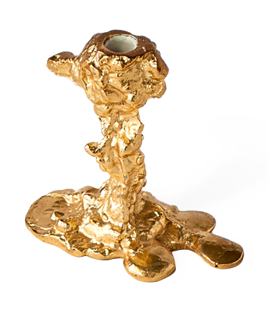 POLSPOTTEN - Drip Ljuslykta - S - Guld