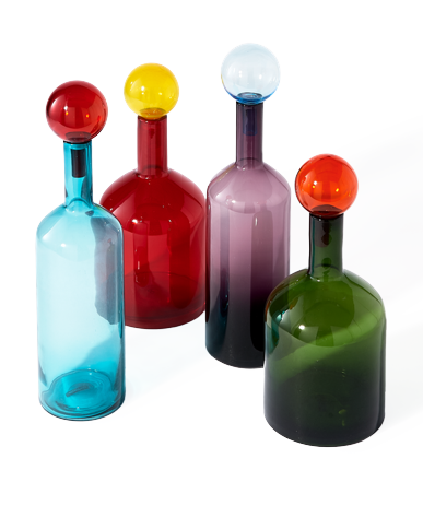 POLSPOTTEN - Bubbles and Bottles - L - Mehrfarbig - 4er-Set