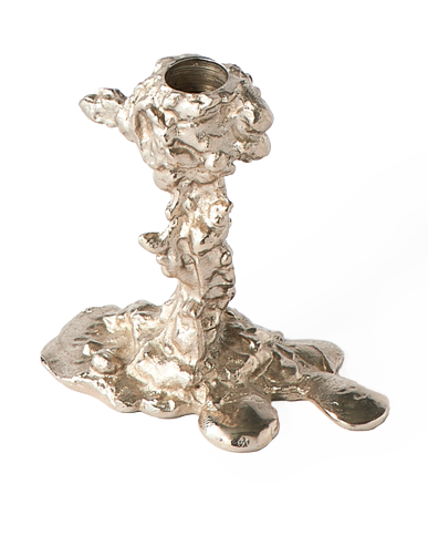 POLSPOTTEN - Drip Ljuslykta - S - Silver
