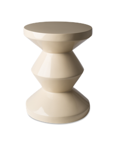 POLSPOTTEN - Zig Zag Hocker - Beige