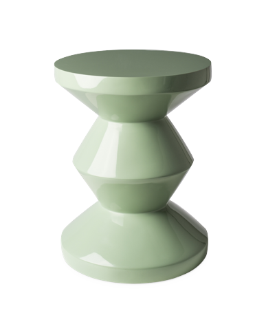 POLSPOTTEN - Zig Zag Hocker - Olivgrün