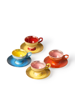 POLSPOTTEN - Grandma Espressokoppar - 90 ml - Set om 4