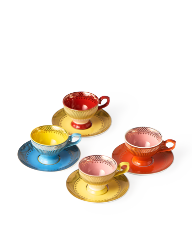POLSPOTTEN - Grandma Espressotassen - 90 ml - 4er-Set