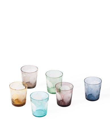 POLSPOTTEN - Peony Tumblers - 250 ml - Sett med 6