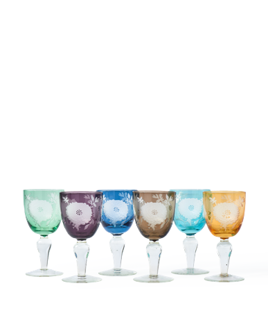 POLSPOTTEN - Peony Weingläser - 250 ml - 6er-Set