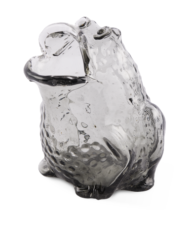 POLSPOTTEN - Fat Frog Krukke - Mørkegrå
